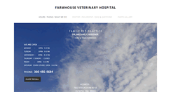 Desktop Screenshot of farmhousevet.com